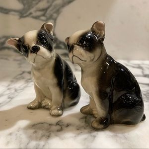 Black and White Terrier salt & pepper shakers